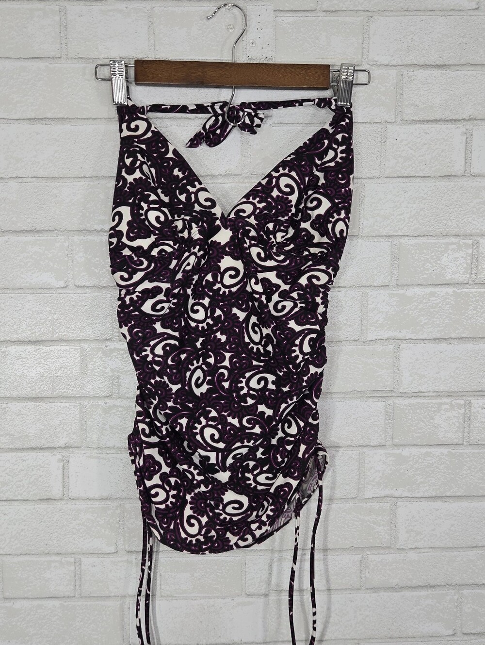 ELLE‎ swim halter top Tankini